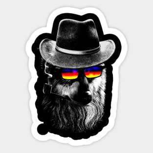 Mr.Wolf Sticker